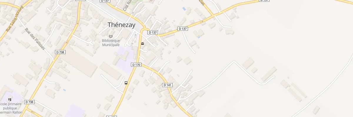 Plan du 1B Rue de la Roche à Thénezay