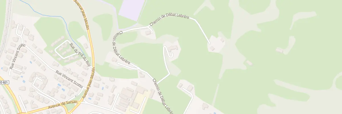Plan du 9001 Che de Batlebrere à Lourdes