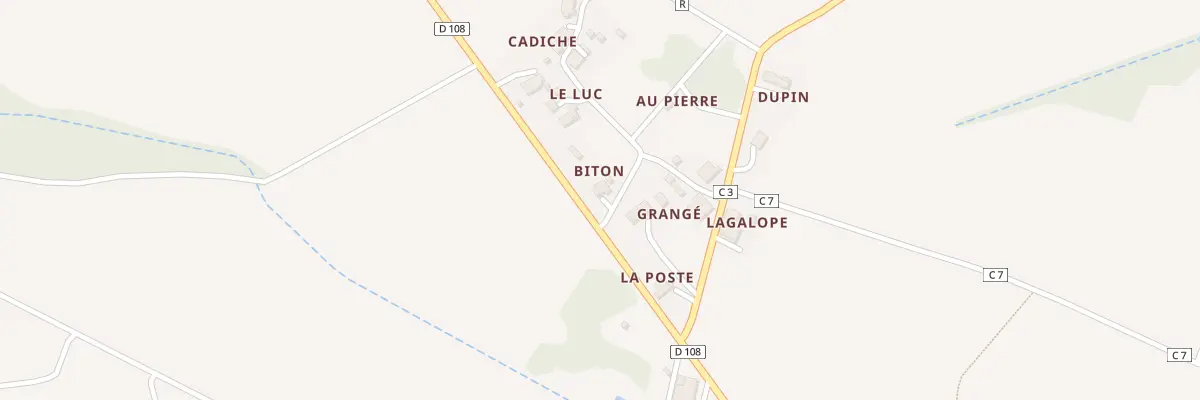 Plan du 20 Che de Biton à Sorbets