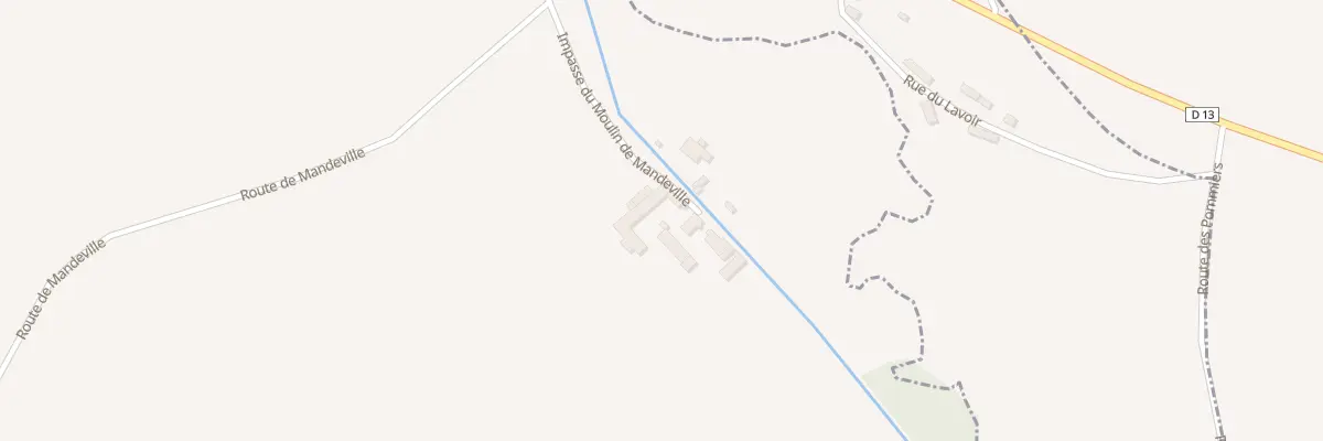 Plan du 2 Imp du Moulin de Mandeville à Merri