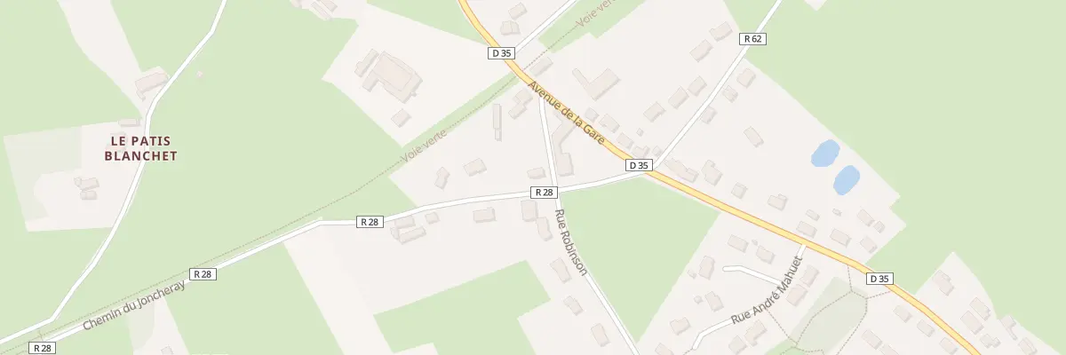Plan du 46 Rue Robinson à Mézeray