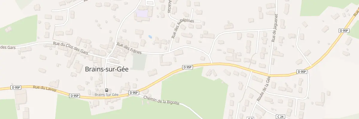 Plan du 8 Rue des Frênes à Brains-sur-Gée