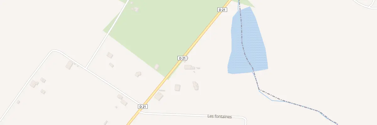 Plan du 72 Les Fontaines au Fieu
