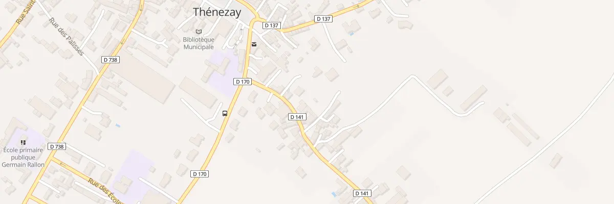 Plan du 11 Rue de la Roche à Thénezay