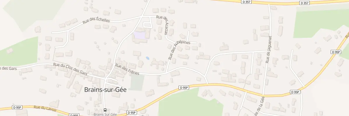 Plan du 2 Rue des Aubépines à Brains-sur-Gée