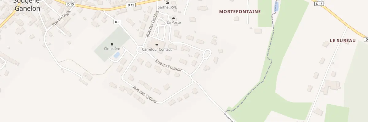 Plan du 5 Rue du Pressoir à Sougé-le-Ganelon