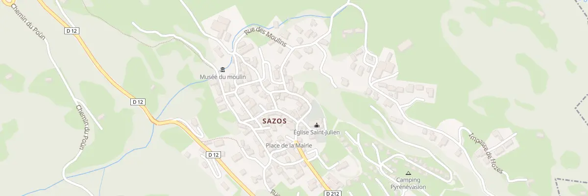 Plan du 5158 Le Bourg à Sazos