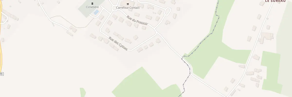 Plan du 20 Rue des Cytises à Sougé-le-Ganelon