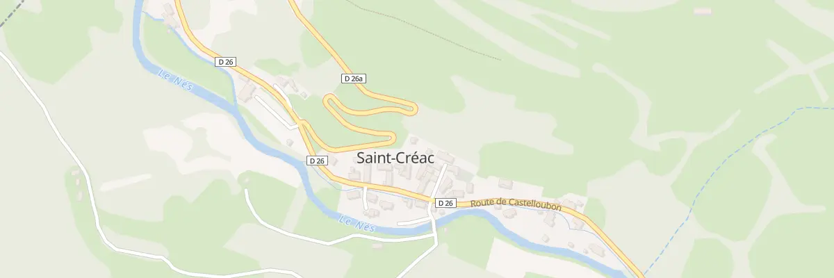 Plan du 5018 Le Village à Saint-Créac