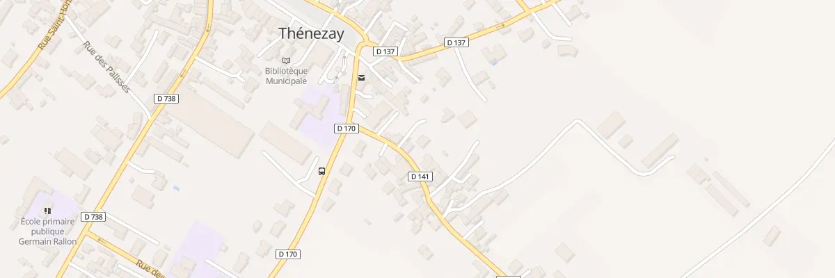 Plan du 5 Rue de la Roche à Thénezay
