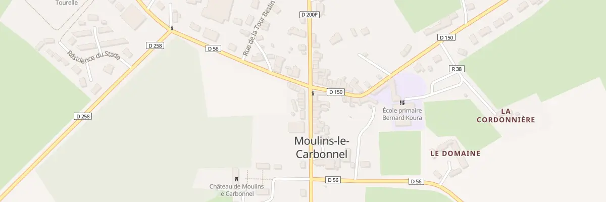 Plan du 4 Rue Saint Symphorien à Moulins-le-Carbonnel