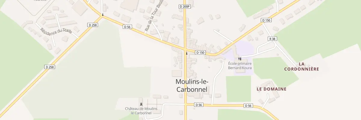 Plan du 6 Rue Saint Symphorien à Moulins-le-Carbonnel