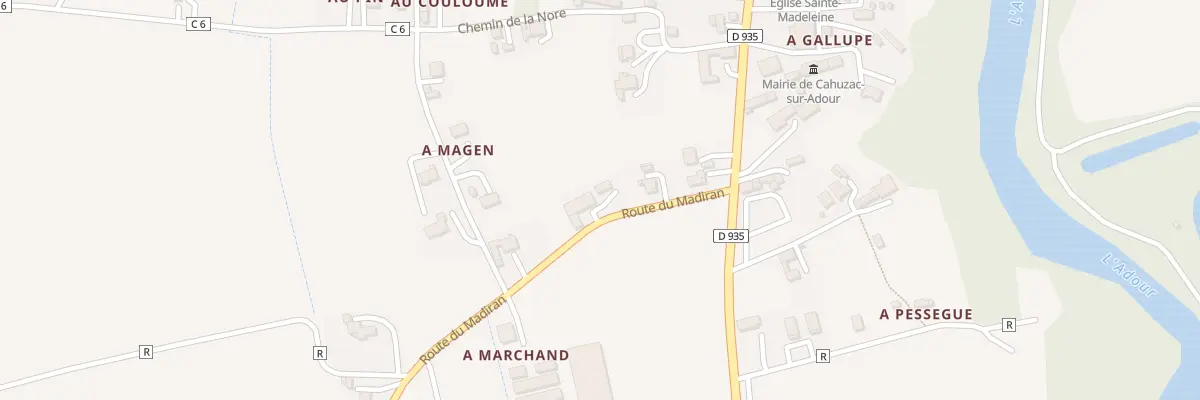 Plan du 3 Rte du Madiran à Cahuzac-sur-Adour
