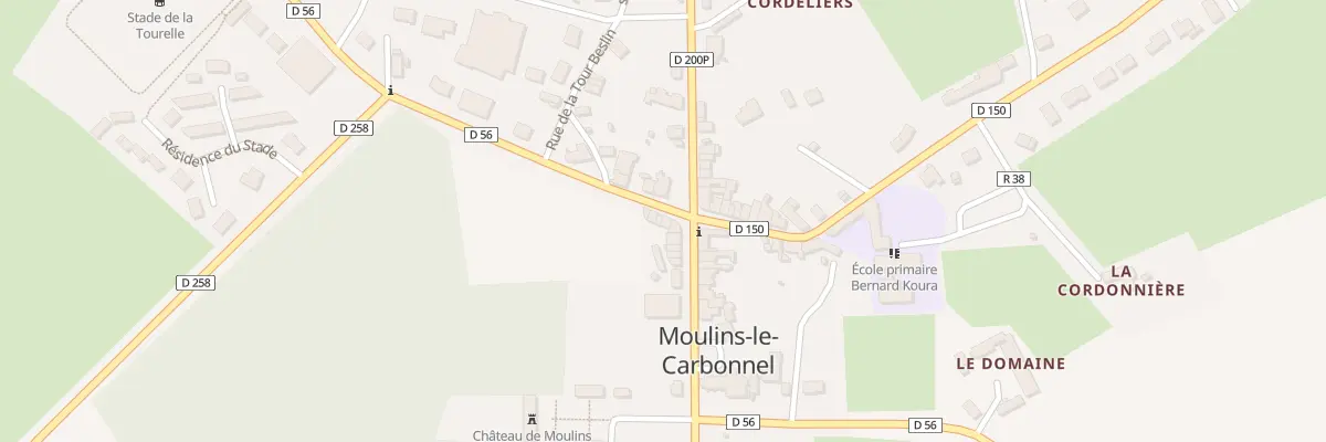 Plan du 3 Rue de Saint Cenery à Moulins-le-Carbonnel