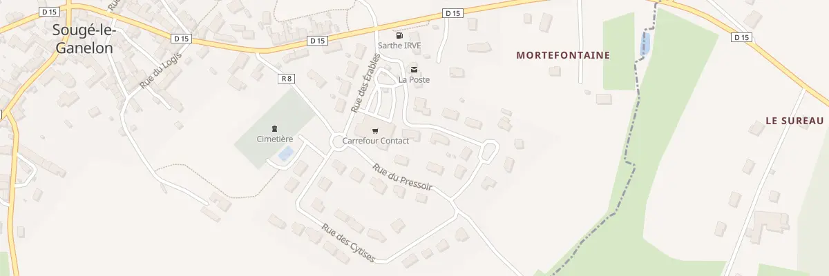 Plan du 2 Rue des Acacias à Sougé-le-Ganelon