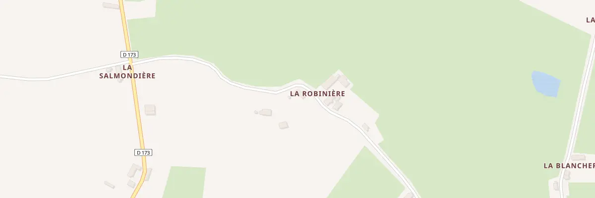 Plan du 4 La Haute Robiniere à Sougé-le-Ganelon