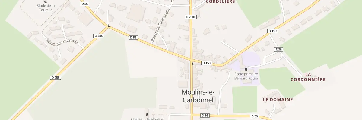 Plan du 5 Rue de Saint Cenery à Moulins-le-Carbonnel