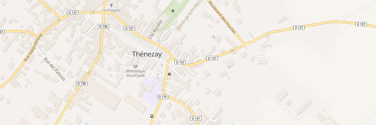 Plan du 1 Rue de Greuzard à Thénezay