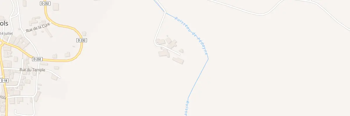 Plan du 7 Gueyniche à Pujols