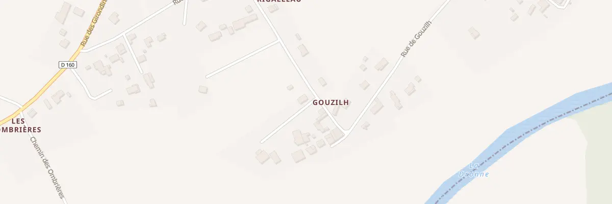 Plan du 5367 Les Pieces de Gouzilh à Saint-Aigulin