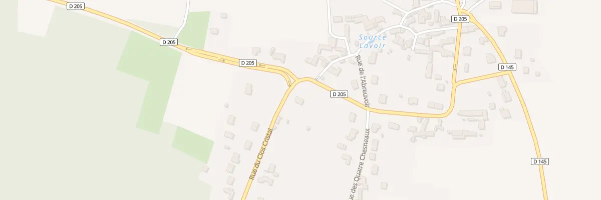 Plan du 1 Rue du clos cristal à Souzay-Champigny