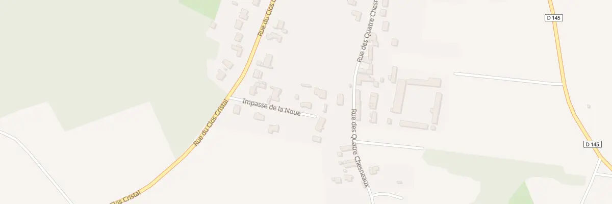 Plan du 3 Imp de la Noue à Souzay-Champigny