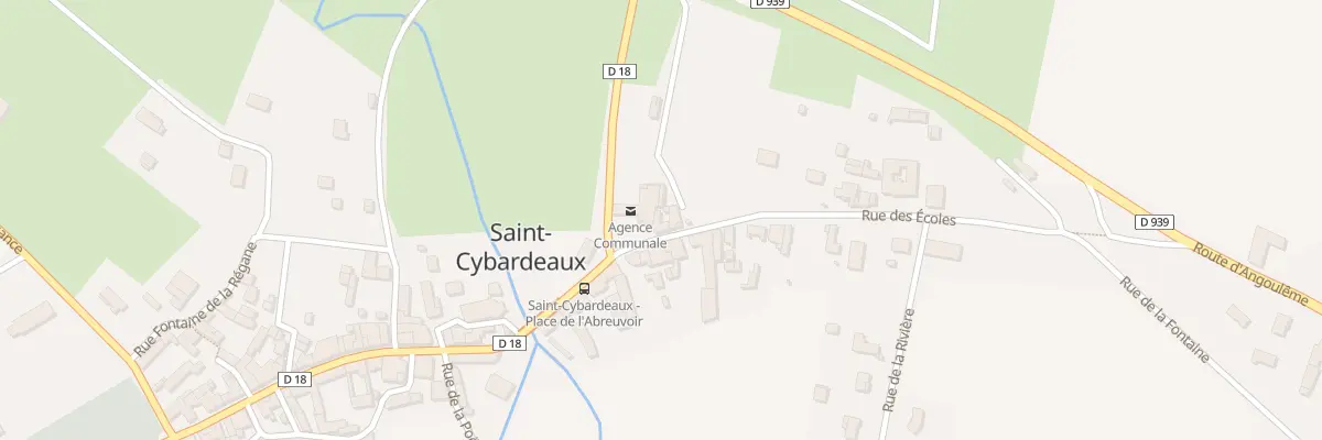 Plan du 31 Rue des Écoles à Saint-Cybardeaux
