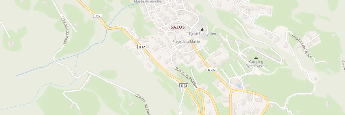Plan du 3 Che des Bergers à Sazos