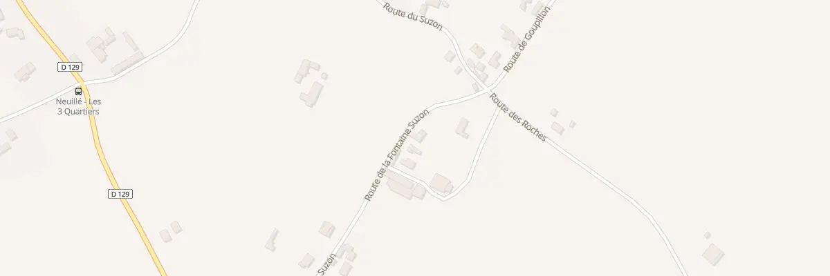 Plan du 11 Rte de la Fontaine Suzon à Neuillé