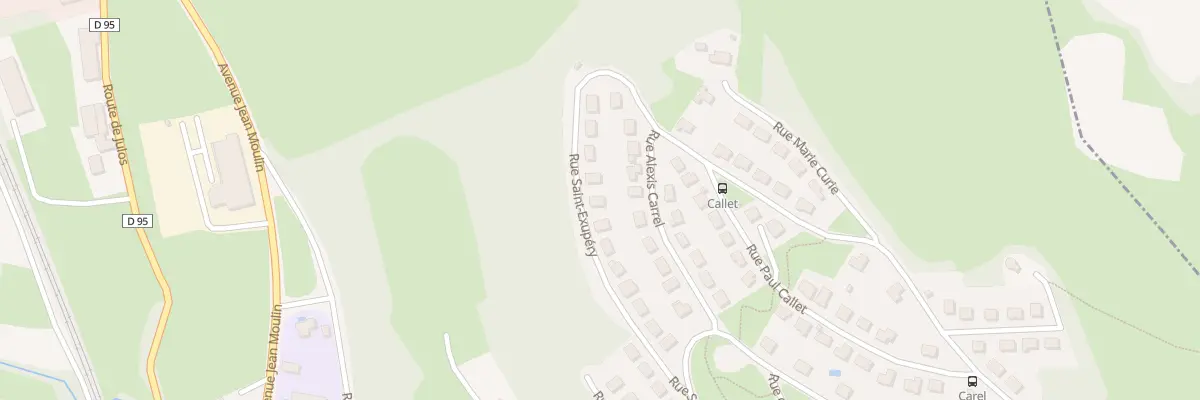 Plan du 46 Rue Saint Exupéry à Lourdes