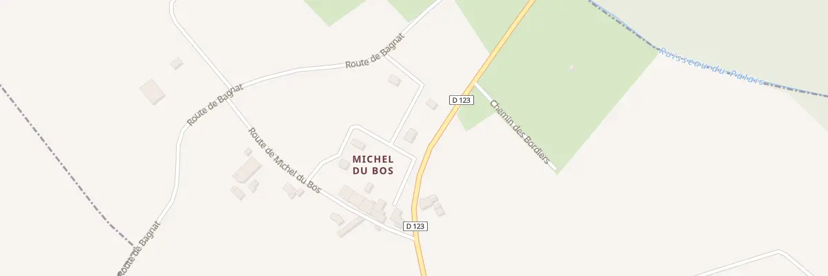 Plan du 14 Michel du Bos à Saint-Cibard