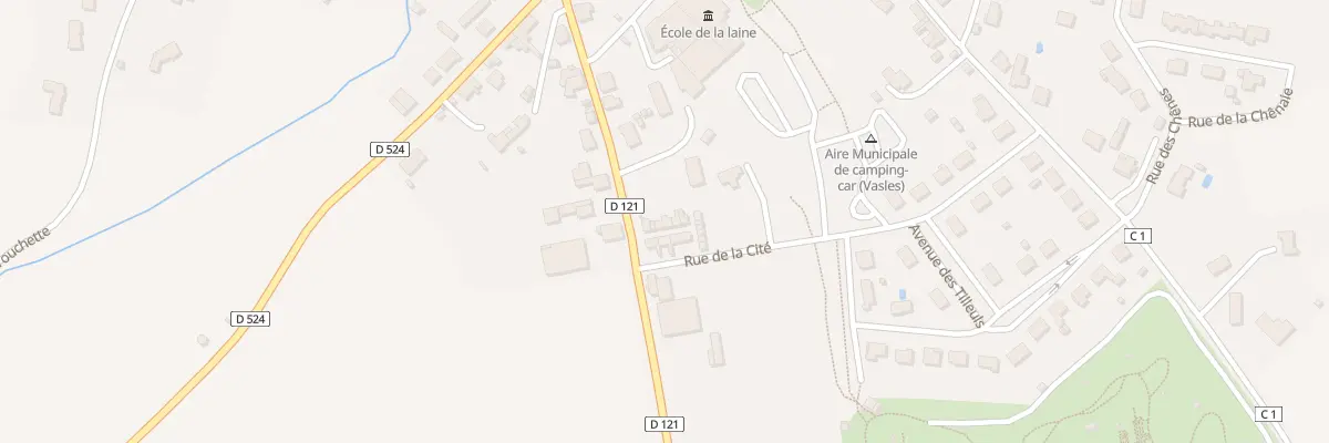 Plan du 17 Rue du Stade à Vasles