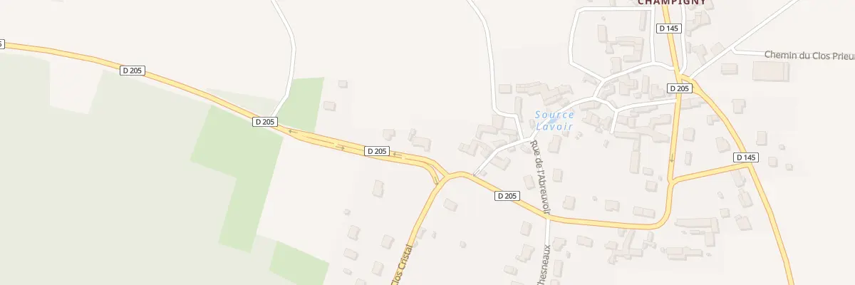 Plan du 8 Rue des vignerons à Souzay-Champigny