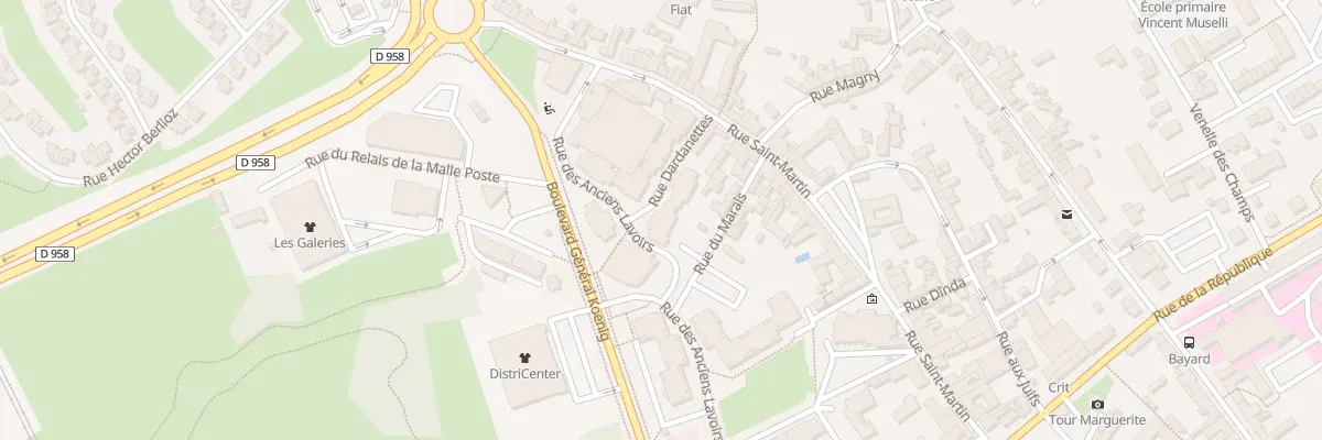 Plan du 2 Rue des Dardanettes à Argentan