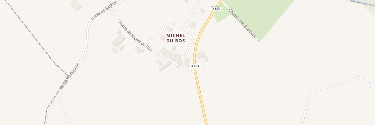 Plan du 7 Michel du Bos à Saint-Cibard