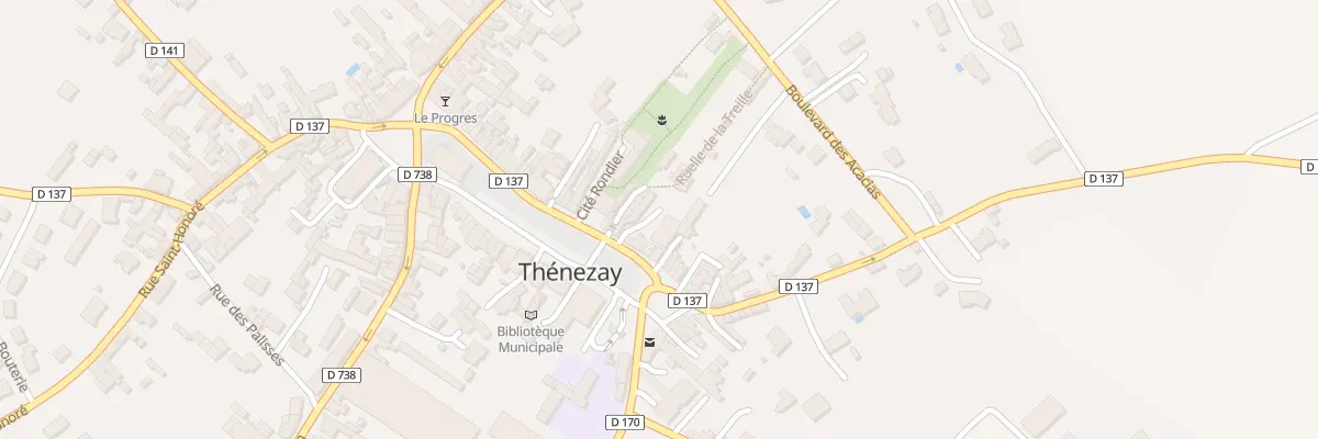Plan du 51 Rue du Général de Gaulle à Thénezay