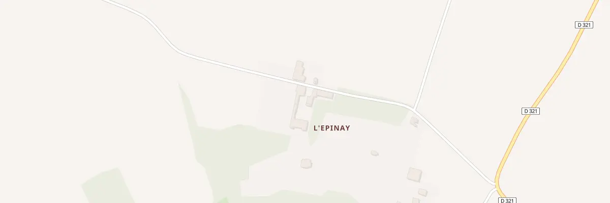Plan du 3 L’Épinay à Vasles