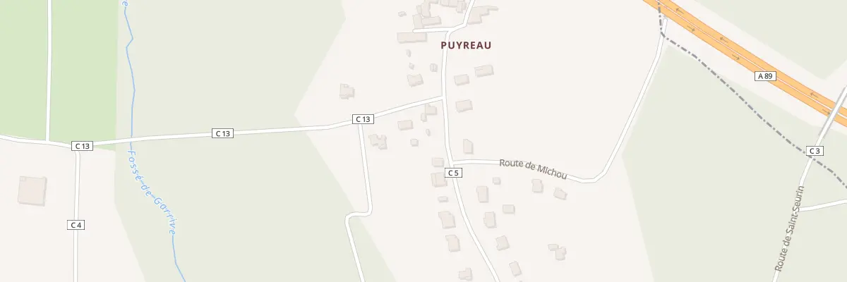 Plan du 17 Rue Toussaint Louverture à Saint-Sauveur-de-Puynormand
