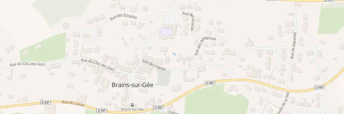 Plan du 9 Rue des Frênes à Brains-sur-Gée