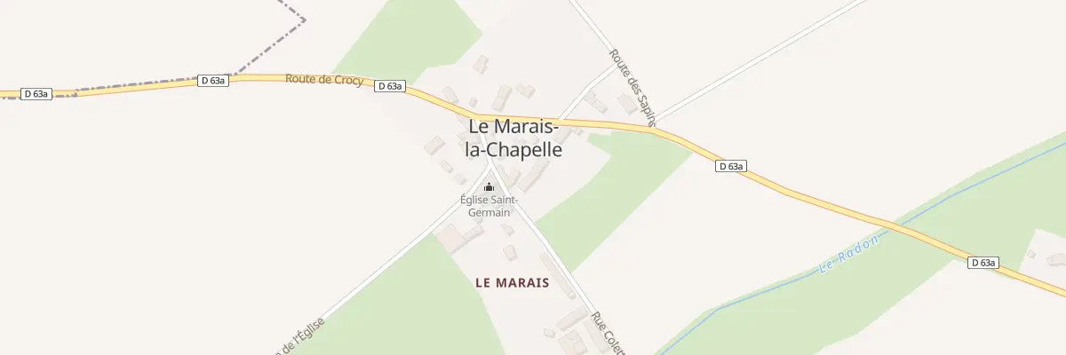 Plan du 5016 Le Marais au Marais-la-Chapelle