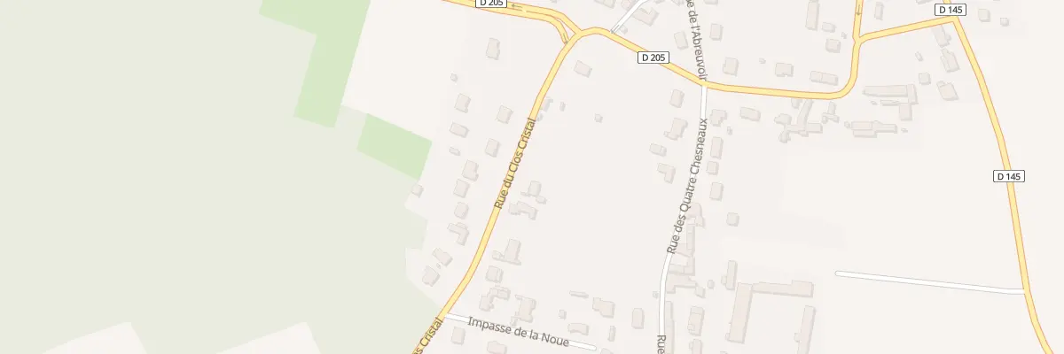 Plan du 5 Rue du clos cristal à Souzay-Champigny