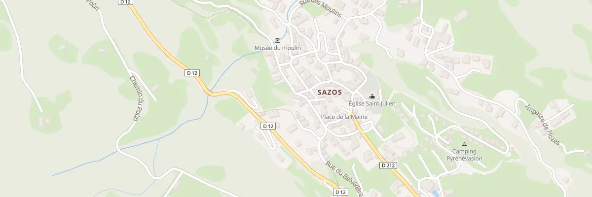 Plan du 5057 Le Bourg à Sazos