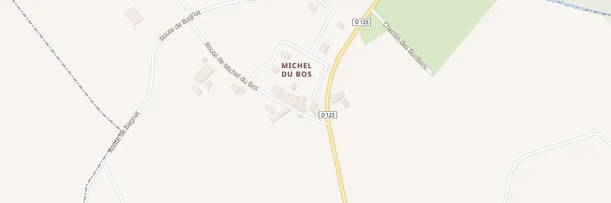 Plan du 4 Michel du Bos à Saint-Cibard