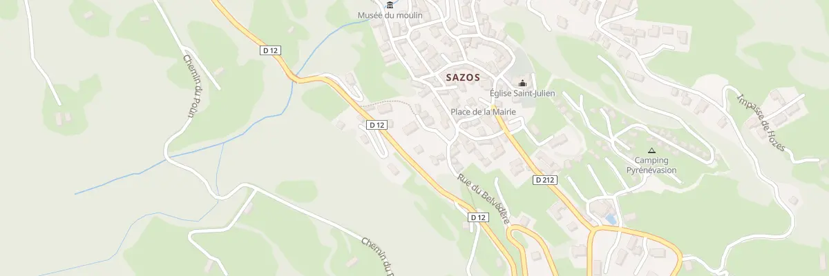 Plan du 7 Che des Bergers à Sazos