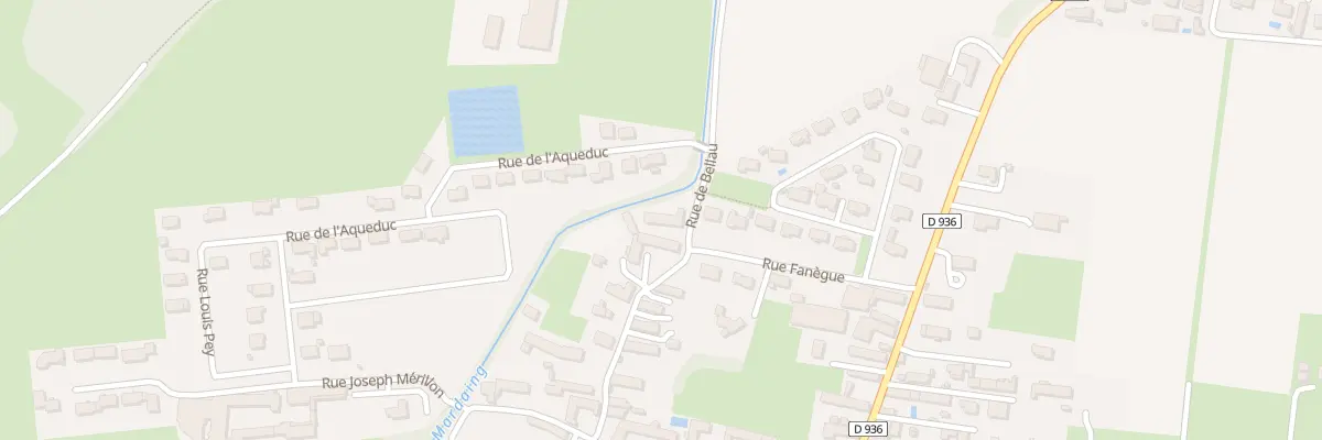 Plan du 11 Rue de Bellau à Ossun