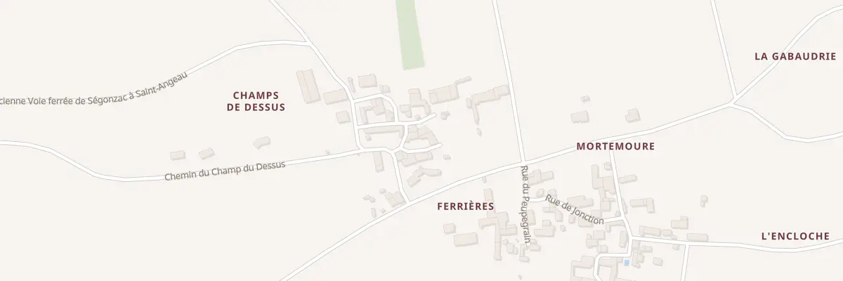 Plan du 113 Imp Bellevue - Gourville à Rouillac