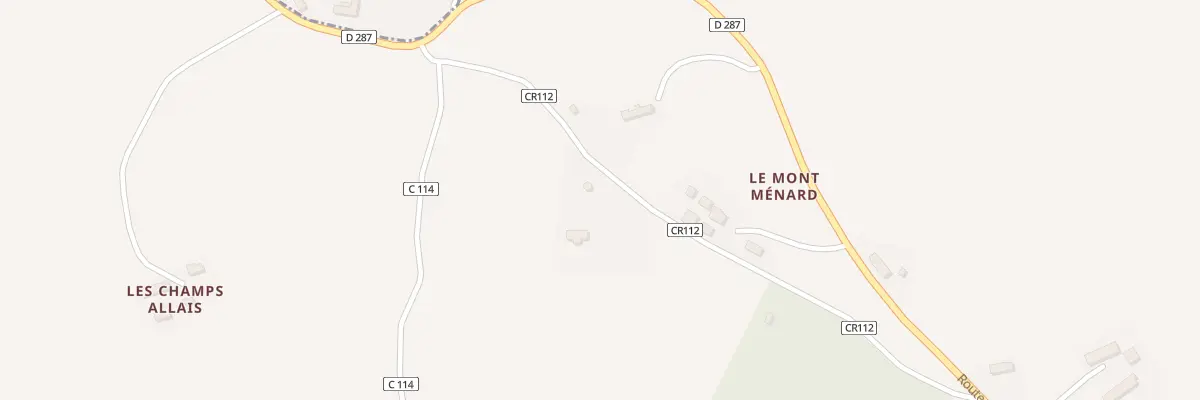 Plan du 30 Che du Mont Ménard à Saint-Léger-Dubosq