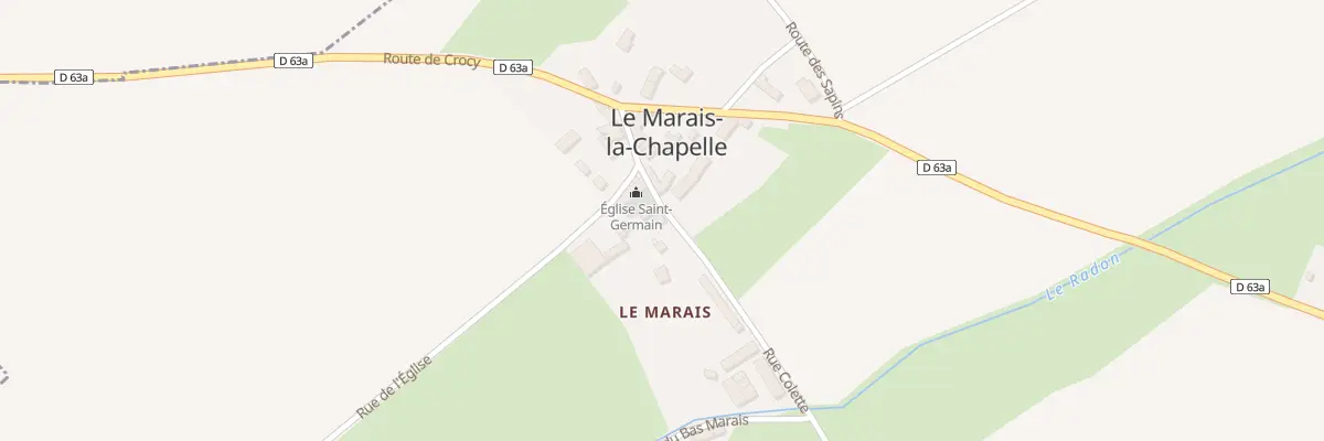 Plan du 5017 Le Marais au Marais-la-Chapelle