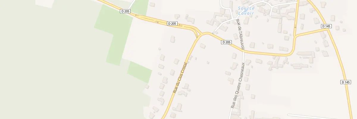 Plan du 10 Rue du clos cristal à Souzay-Champigny