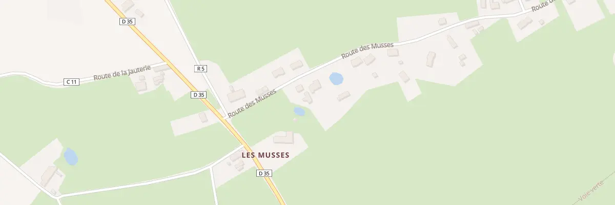 Plan du 67 Rte des Musses à Mézeray